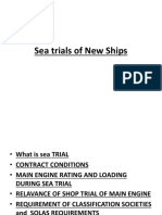 Sea Trials of New Ships