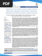 Obesidade Infantil - Análises Antropométricas, Bioquímicas, Alimentares e Estilo de Vida