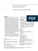 Facial Nerve Block Anesthesia in Cosmetic Dermatology