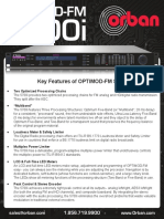 Key Features of OPTIMOD-FM 5700i: Two Optimized Processing Chains