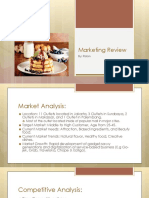 Marketing Review: By: Robin