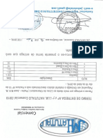 Modelo de uma nota de entrega