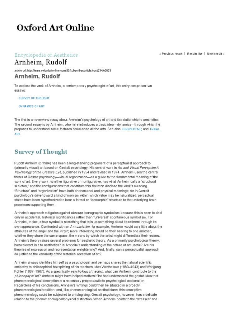 The Power Of The Center Rudolf Arnheim Pdf