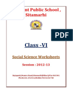 VI Social-Science-Worksheets SA1&2 2012 2013 (1)