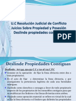 Juicio Deslinde de Propiedaes Contiguas 11-09-15