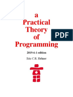 A Practical Theory of Programming: 2019-6-1 Edition