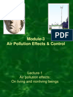 Air Pollution Effects and Control
