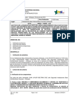 Acta Socializacion Temas Seguridad Personal y Charla Emocional Sobre El Perdon