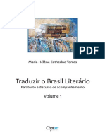 Traduzir o Brasil Literário - Paratexto e Discurso de Acompanhamento PDF