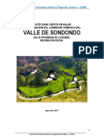 Valle Del Sondondo: Protección, Puesta en Valor y Promoción Del Corredor Turístico Del Valle de Sondondo en La Provincia de Lucanas, Región Ayacucho.