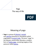 Yoga The Way of Life