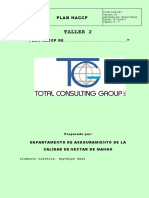 Taller 2 Haccp PDF