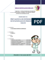 Seminario #04 - Prevalencia de Enfermedades Ocupacionales en Personal de Salud