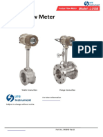 Vortex Flowmeter Manual - 940000 Rev B