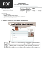 Prueba Del Libro Nadie Quiere Jugar Conmigo