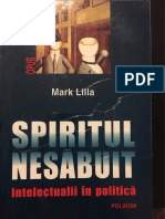 Mark Lilla, Spiritul Nesabuit-Studiu Introductiv