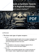 Natural Opioids Vs Synthetic Opioids As Adjuvant in Regional Anesthesia