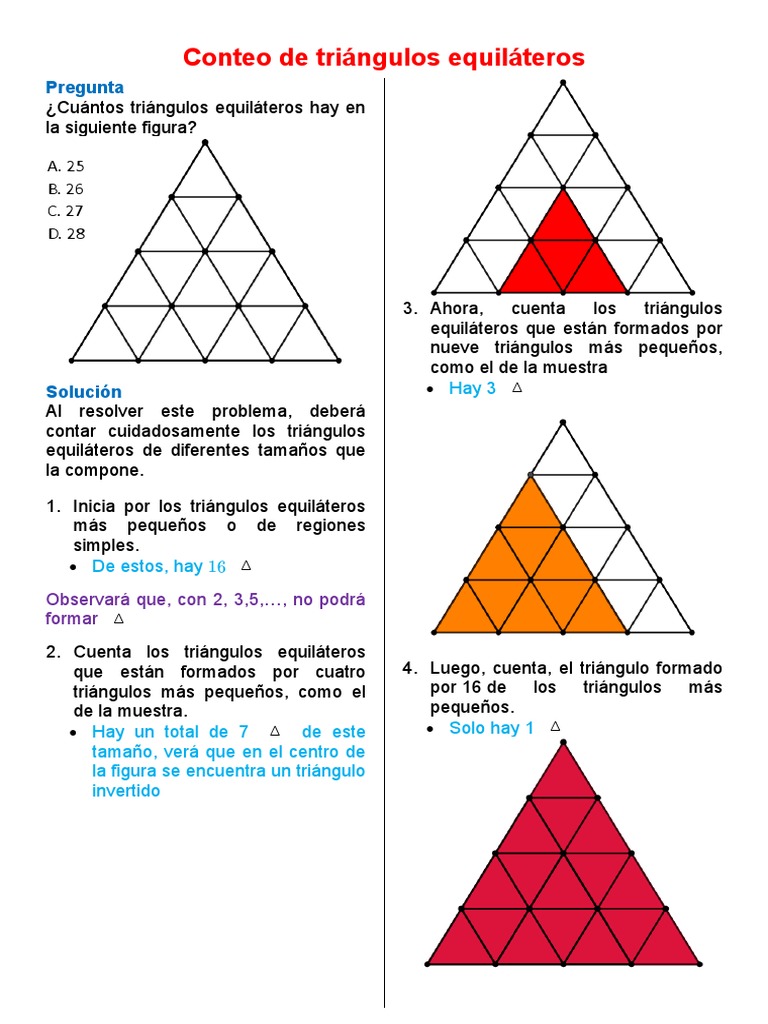 Conteo De Triangulos Equilateros