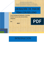 Elaboración de Pan DEN YEMA CON RELELNO 2017informe de Panes