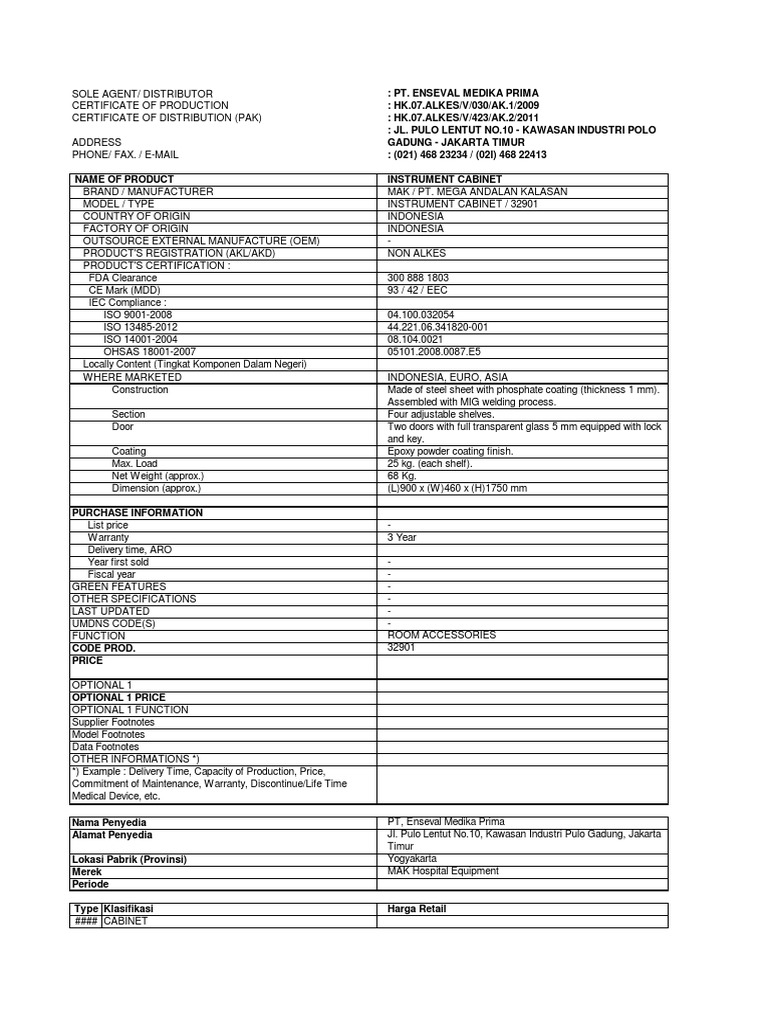 Cabinets - Instrument Cab (Spec) R | PDF | Business