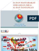 Indonesia Dan Masyarakat Ekonomi Asean (Mea) by Agustari