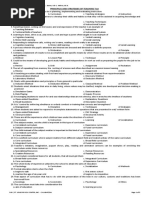 Principles and Strategies of Teaching Test