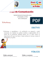 Plan de Comunicación Barrido de Vacunacion