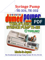 Dokumen.tips PDF Syringe Pump Terumo Te 331 Dan Te 332
