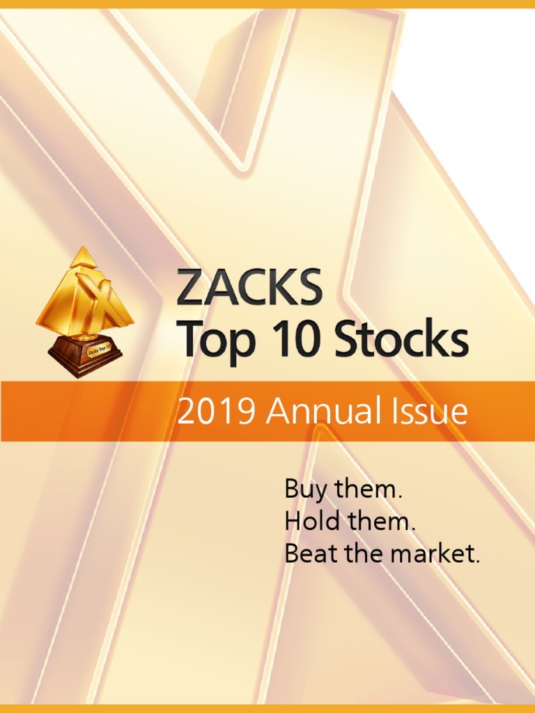 Zacks Top 10 Stocks For 2019 1 PDF Share Repurchase Stock Market
