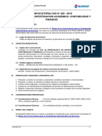Convocatoria Cas #229 - 2019 Especialista en Investigacion Academica - Contabilidad Y Finanzas