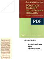 JOSE CABALLERO - Economía Agraria de La Sierra Peruana