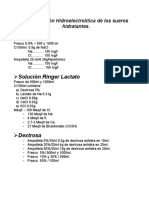 Composición Hidroelectrolitica de Los Sueros Hidratantes