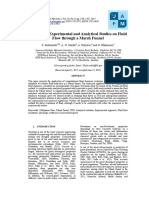 Numerical, Experimental and Analytical Studies On Fluid Flow Through A Marsh Funnel