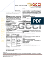 GOLDMIX IWA Integral Waterproofing Admixture TDS