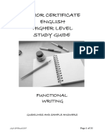 Functional Writing GUIDELINES