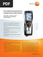 Volume Flow Hood: Testo 420 - Light, Precise and Convenient | PDF |  Pressure Measurement | Calibration