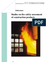 Studies On Fire Safety Assessment of Construction Products: Tuula Hakkarainen