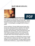 Biografi Mbah Gesang