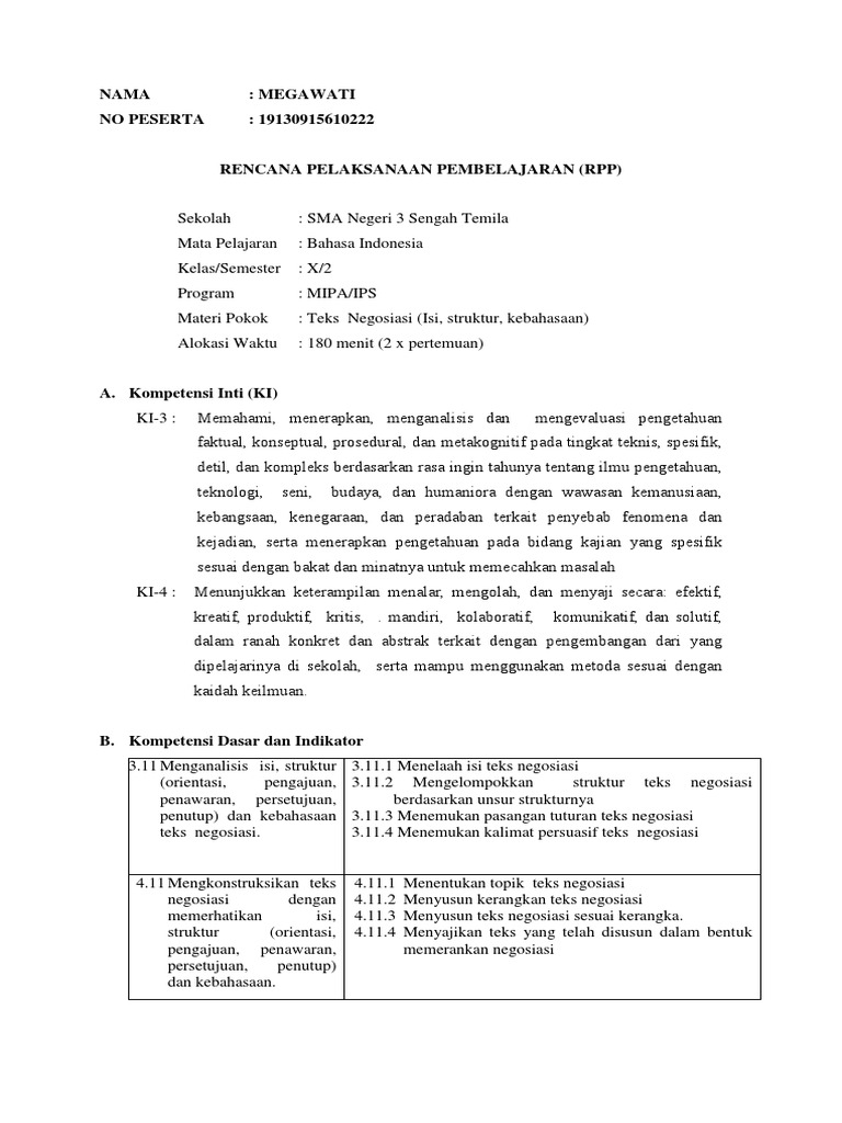 Rpp Megawati Spd Pdf