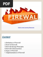 Firewall: Visit For More Learning Resources