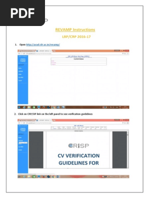 Cv guidelines