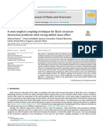 2018 A Semi-Implicit Coupling Technique For Fluid-Structure Interaction Problems With Strong Added-Mass Effect