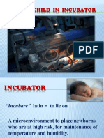 Care of Child in Incubator