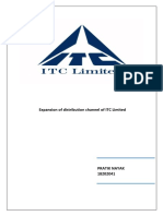 Expansion of Distribution Channel of ITC Limited