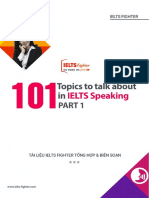 101 Topics To Talk About in IELTS Speaking Part 1