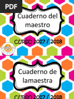 Cuaderno Del Docente de La Profe Raquel Word