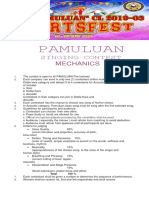 Pamuluan Singing Contest Mechanics