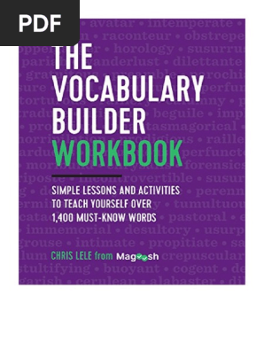 Vocabulary Builder Workbook PDF Download | PDF