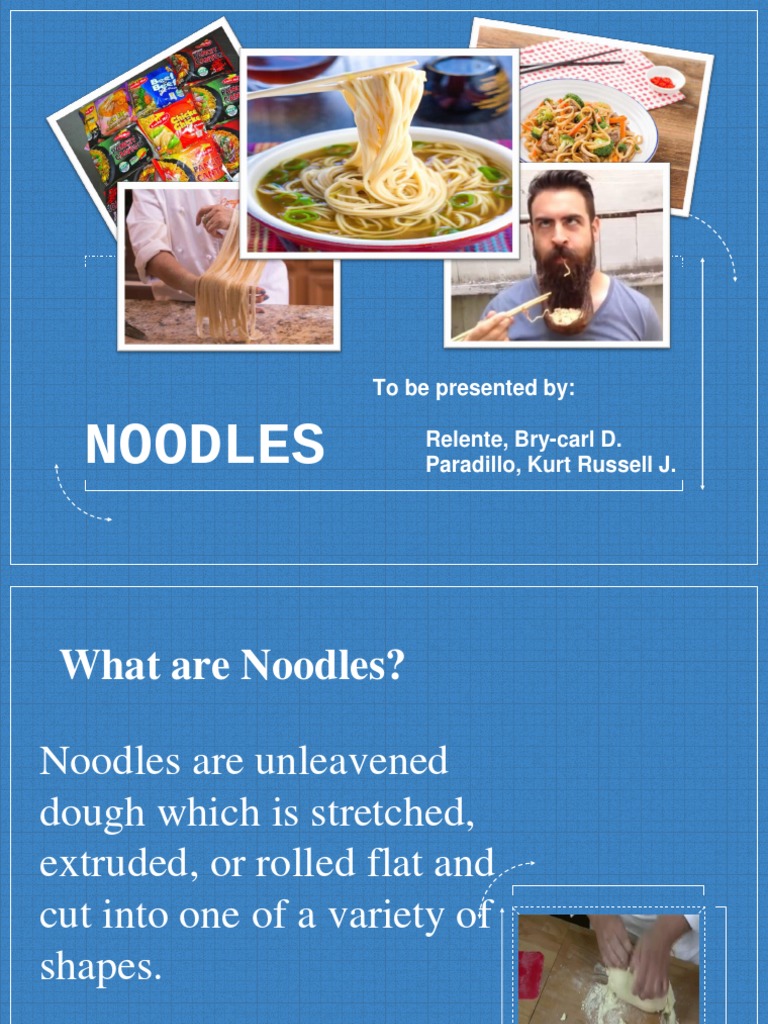 Noodle Making | PDF