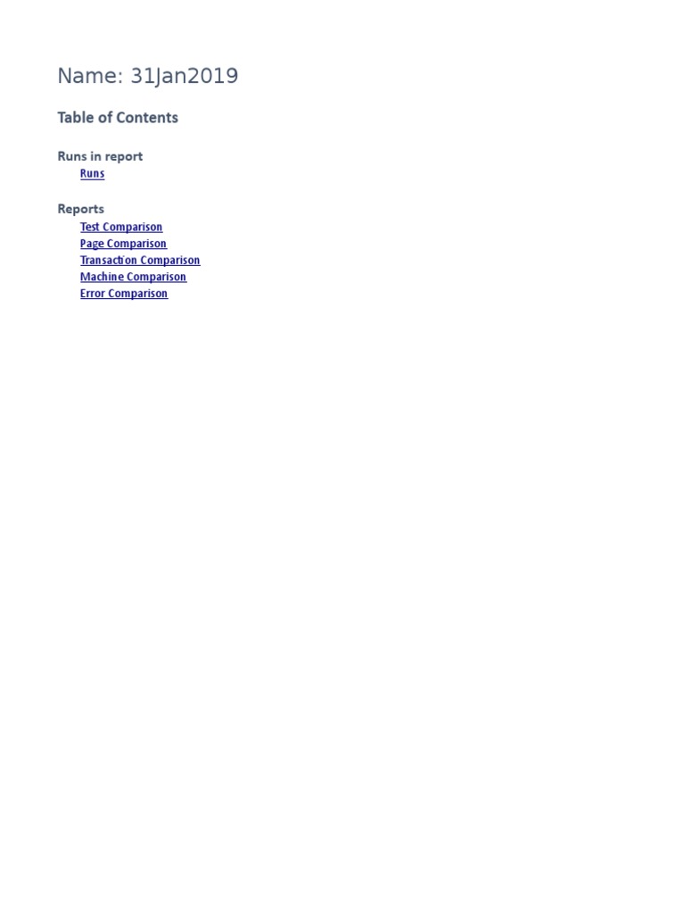 Load Test Report Summary - Jan 2019 | PDF | Computing | Software